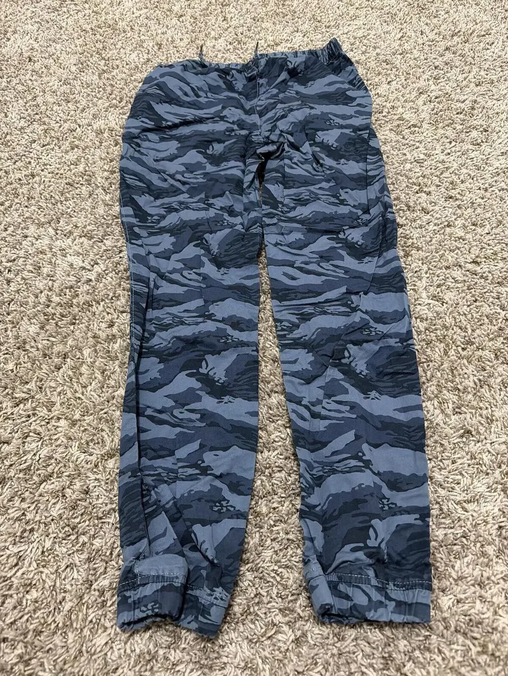 GAP Kids Boys Camo Blue Camouflage Pants XXL